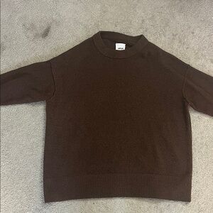 Aerie Oversize Brown Sweater